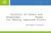 Toolkits of Genes and Knowledge- Ready for Making Improved Plants Richard Flavell.