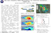 New Dual Frequency Radar Measurements For Satellite Validation – HIWRAP-ER2 Gerald Heymsfield, Code 612, NASA GSFC The Tropical Rain Measuring Mission.