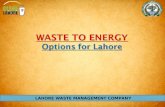 1 LAHORE WASTE MANAGEMENT COMPANY.  Expression of Interest Published in July 22, 2013 in local and international press  Published in Gulf international,