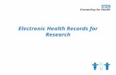 Electronic Health Records for Research. Research Capability Programme Overview Peter Knight Programme Director Research Capability Programme.