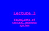 Lecture 3 Stimulants of central nervous system. 5-Hydroxytryptamine (5-HT) in the CNS.