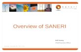 Overview of SANERI KM Nassiep Chief Executive Officer.