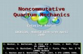 Noncommutative Quantum Mechanics Catarina Bastos IBERICOS, Madrid 16th-17th April 2009 C. Bastos, O. Bertolami, N. Dias and J. Prata, J. Math. Phys. 49.