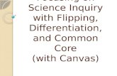 Focusing on Science Inquiry with Flipping, Differentiation, and Common Core (with Canvas)