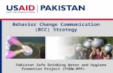 Behavior Change Communication (BCC) Strategy Pakistan Safe Drinking Water and Hygiene Promotion Project (PSDW-HPP)