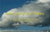 Searching for Moses Derived from a work by David Down, Creation Ex Nihilo Technical Journal (TJ) 15(1) 2001 p.63.
