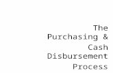 1 The Purchasing & Cash Disbursement Process. 2 Internal Perspective of Purchasing Process 1. Purchase requisition sent from inventory control department.