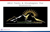 2012 Tools & Strategies for Districts. Finance Membership Program Unit Service Leadership and Governance Balanced Scorecard The balanced scorecard for.