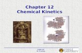 CHM 112 M. Prushan Chapter 12 Chemical Kinetics. CHM 112 M. Prushan Chemical Kinetics Kinetics is the study of how fast chemical reactions occur. There.