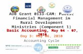 ADB Grant No.0133-CAM/Component 1: PFMRD 1 ADB Grant 0133-CAM: Public Financial Management in Rural Development Ministries (Component 1) Day 3: May 06,