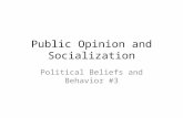 Public Opinion and Socialization Political Beliefs and Behavior #3.