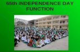 64th INDEPENDENCE DAY FUNCTION 65th INDEPENDENCE DAY FUNCTION.