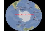 Subantarctic Islands.  Scotia Arc Scotia Arc has the only island chains that link.