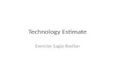Technology Estimate Exercise Sagip Basilan. INFRASTRUCTURE SUBSYSTEM.