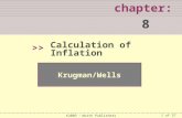 1 of 37 chapter: 8 >> Krugman/Wells ©2009  Worth Publishers Calculation of Inflation.
