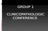 GROUP 1 CLINICOPATHOLOGIC CONFERENCE. GENERAL DATA Y.S., 71 year-old female, married, housewife, Filipino, Roman Catholic from Dumaguete who sought consult.