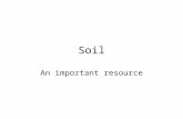 Soil An important resource. No Soil…No Life… WHAT is it??? Mixture of weathered/eroded rock, nutrients, decaying organic matter, water, air and…