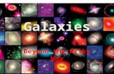 Galaxies Beyond the Milky Way. Types of Galaxies There are Three main types of Galaxies: 1.Spiral (like the Milky Way) 2. Elliptical (Round without internal.
