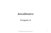 Java Programming: Advanced Topics 1 JavaBeans Chapter 8.