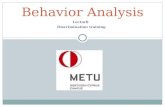 Lectur8 Discrimination training Behavior Analysis.