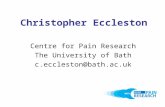 Christopher Eccleston Centre for Pain Research The University of Bath c.eccleston@bath.ac.uk.