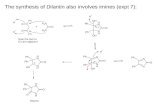 The synthesis of Dilantin also involves imines (expt 7):