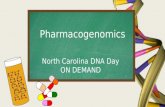 North Carolina DNA Day ON DEMAND Pharmacogenomics.