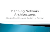 Hierarchical Network Design – a Review 1 RD-CSY3021.