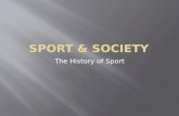 The History of Sport.  Development of Sport in the UK  The current state of the Sports Industry in the UK  Contemporary issues in sport in the UK.
