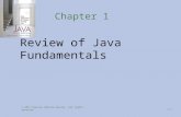 © 2011 Pearson Addison-Wesley. All rights reserved 1-1 Chapter 1 Review of Java Fundamentals.