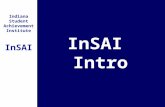 Indiana Student Achievement Institute InSAI Intro.