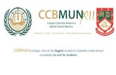 CCBMUN is Unique. One of the biggest models in Colombia made almost completely by and for students.