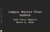 Campus Master Plan Update Task Force Reports March 8, 2010 CAMPUS MASTER PLAN.