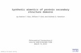 Synthetic mimetics of protein secondary structure domains by Nathan T. Ross, William P. Katt, and Andrew D. Hamilton Philosophical Transactions A Volume.