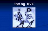 Swing MVC Application Layering A Layer is a collection of components that Perform similar tasks. Perform similar tasks. Isolate implementation details.