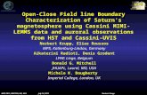 MOP 2011, BOSTON, MA, USAJuly 14, 2011 Norbert Krupp Open-Close Field line Boundary Characterization of Saturn‘s magnetosphere using Cassini MIMI-LEMMS.
