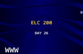 ELC 200 DAY 26. Awad –Electronic Commerce 2/e © 2004 Pearson Prentice Hall 2 Agenda Quiz 4 (last) will be April 30 Chap 13, 14, & 15 Assignment 8 on next.