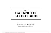 1 © 1999 The Balanced Scorecard Collaborative and Robert S. Kaplan. All rights reserved. Robert S. Kaplan Harvard Business School The BALANCED SCORECARD.