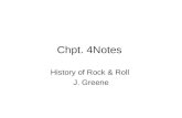 Chpt. 4Notes History of Rock & Roll J. Greene. Eureka: “I have found it”