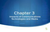 Chapter 3 Impacts of Communications Technologies and Media.