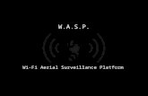 W.A.S.P. Wi-Fi Aerial Surveillance Platform. W.A.S.P. Small Scale, Open Source UAV using off the shelf components Designed to provide a vehicle to project.