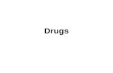Drugs. Any substance taken in to modify or affect chemical reactions in the body. Medical drugs: painkillers, antibiotics, hormones, Psychological drugs: