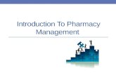 Introduction To Pharmacy Management. Learning Objectives Define the terms management and manager. Compare and contrast management and leadership. Compare.