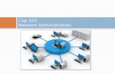 Cap 333 Network Administration. Grades  20 marks distributed on  Assignments / Project Activities Individual Pairs  1 or 2 tutorial quizzes.