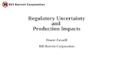Regulatory Uncertainty and Production Impacts Duane Zavadil Bill Barrett Corporation.