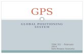 GLOBAL POSITIONING SYSTEM GPS TSM 352 - February 2014 Inés Resano Goizueta.