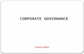 CORPORATE GOVERNANCE Zeenat Jabbar. OBJECTIVES Over the past three decades, the concept of corporate governance has gone through a metamorphosis. Theoretically,