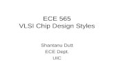 ECE 565 VLSI Chip Design Styles Shantanu Dutt ECE Dept. UIC.