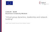 COEUR - BCM Business Creativity Module “Virtual group dynamics, leadership and network building” Andrew Turnbull, Aberdeen Business School, Aberdeen, Scotland.