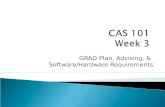 GRAD Plan, Advising, & Software/Hardware Requirements.